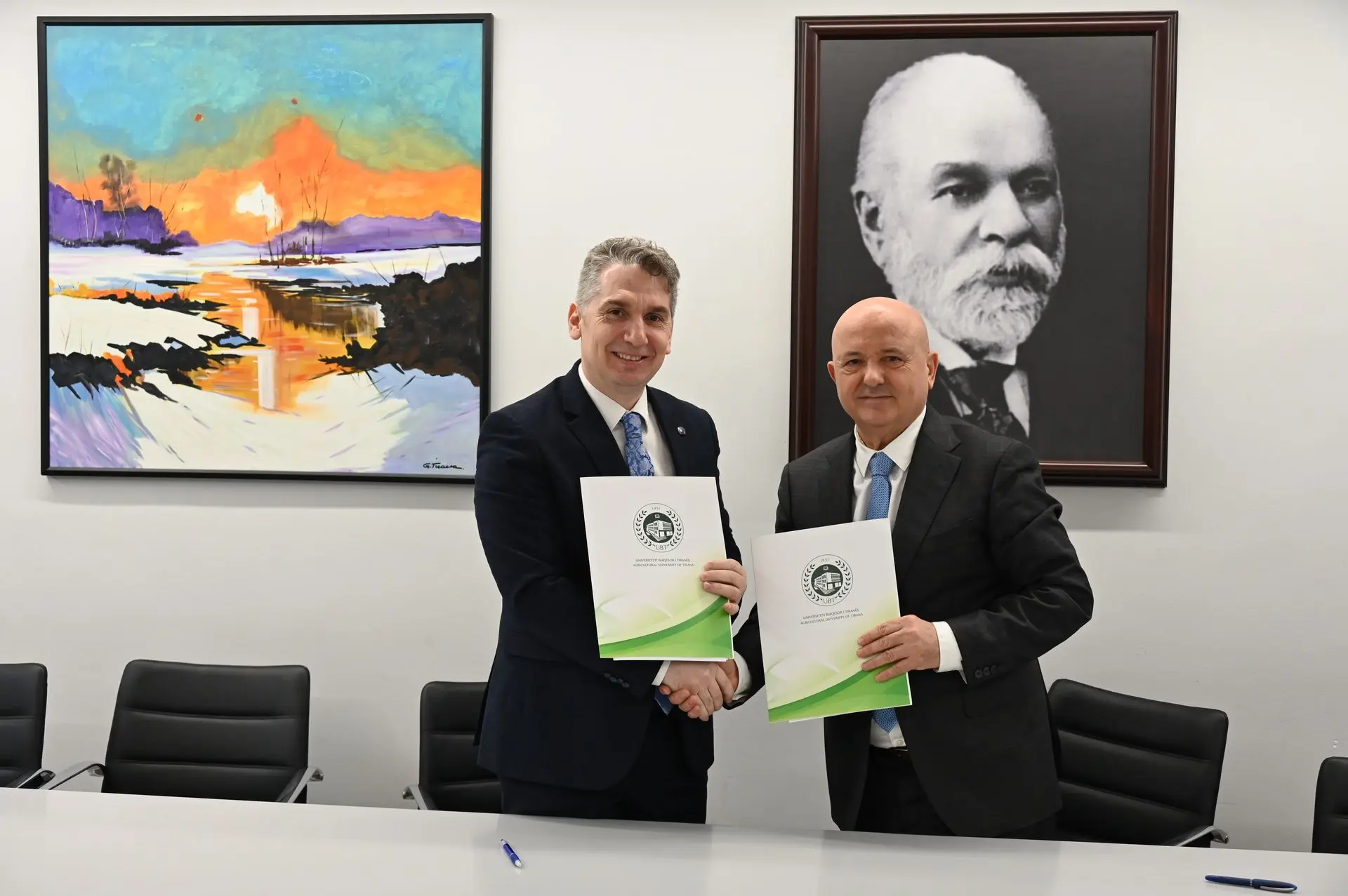 Ubt Post UBT signs a cooperation agreement with Western Balkans University | UBT ...